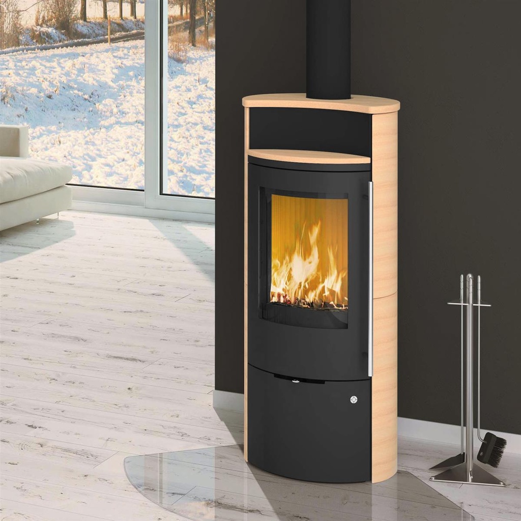 [O237469] Caldera II Compact Stahl schwarz/ Verkleidung Caffe Latte