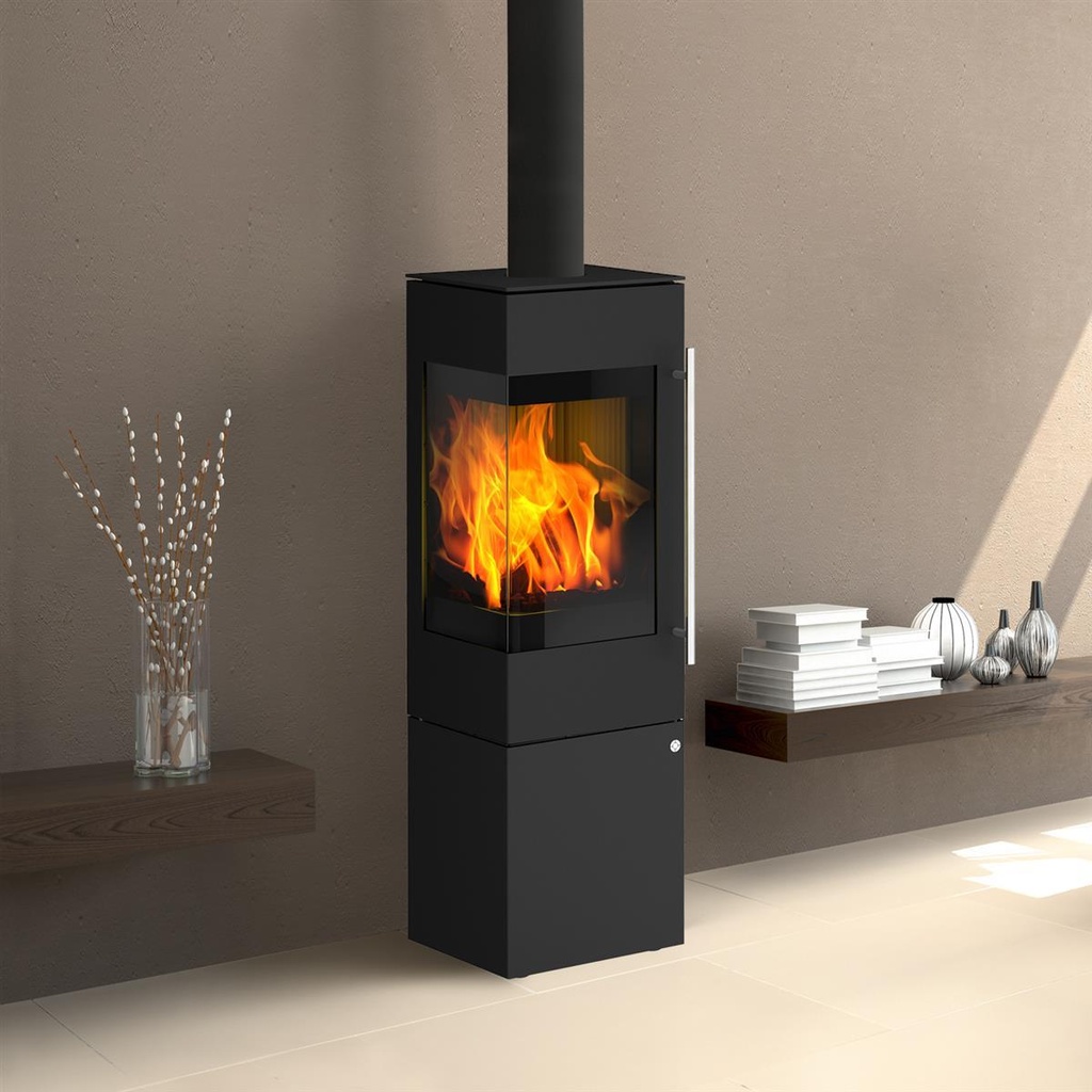 [237859] Ipala Smart Compact Stahl schwarz, Türanschlag links, Stahltür