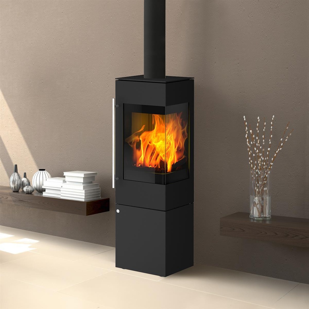 [237869] Ipala Smart Compact Stahl schwarz, Türanschlag rechts, Stahltür