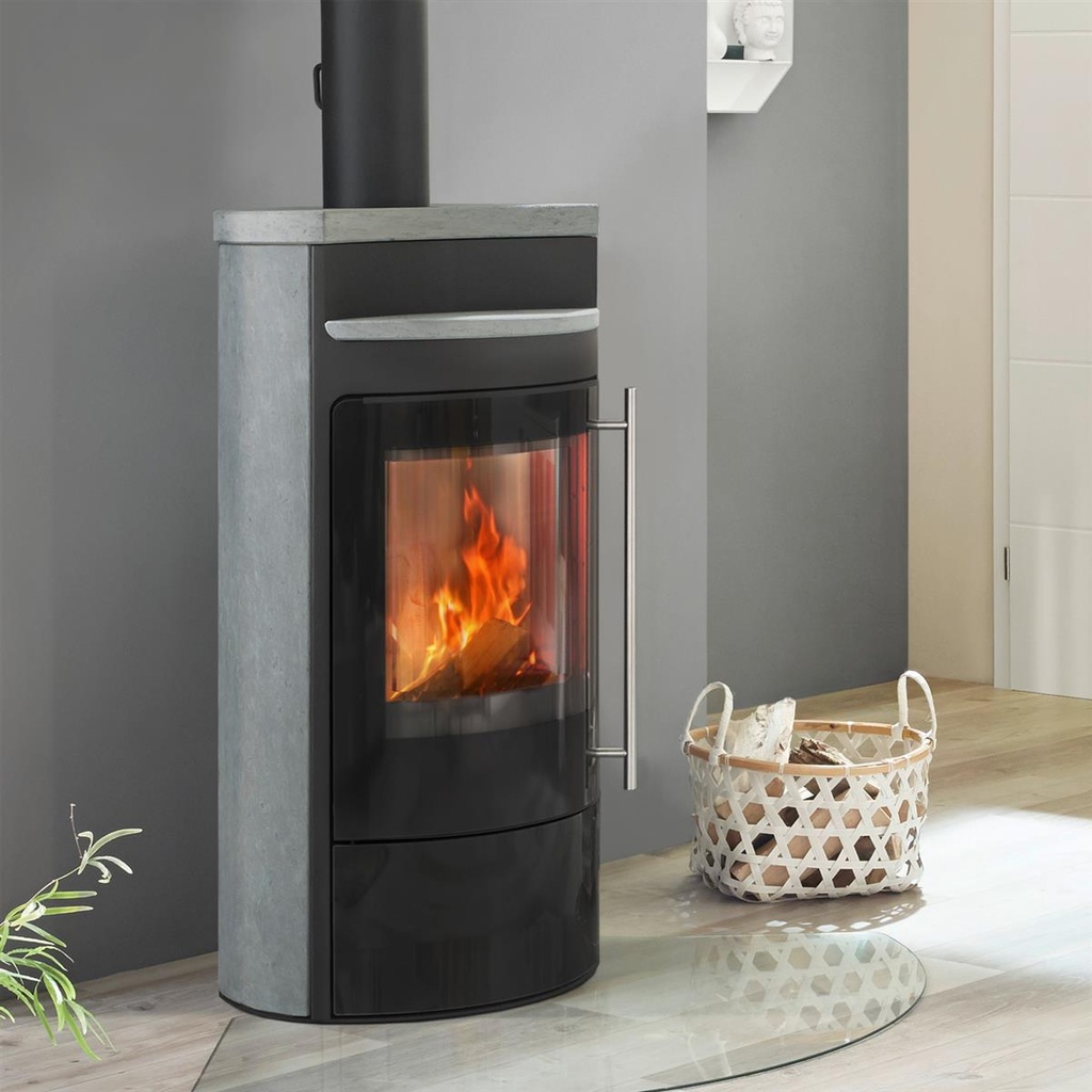 [O237573] Tecapa II Compact Glastür/Naturstein Serpentin
