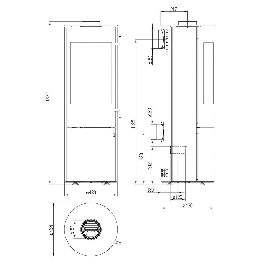 [23668x] Tipas Plus Compact Schwarz/ Keramik Sonderglasur