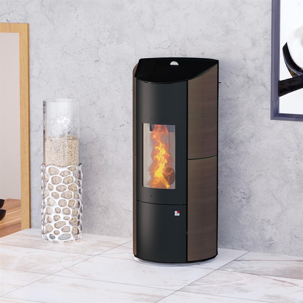 [432497] Levana Aqua 8kW Stahl schwarz/ Keramik caffe arabica