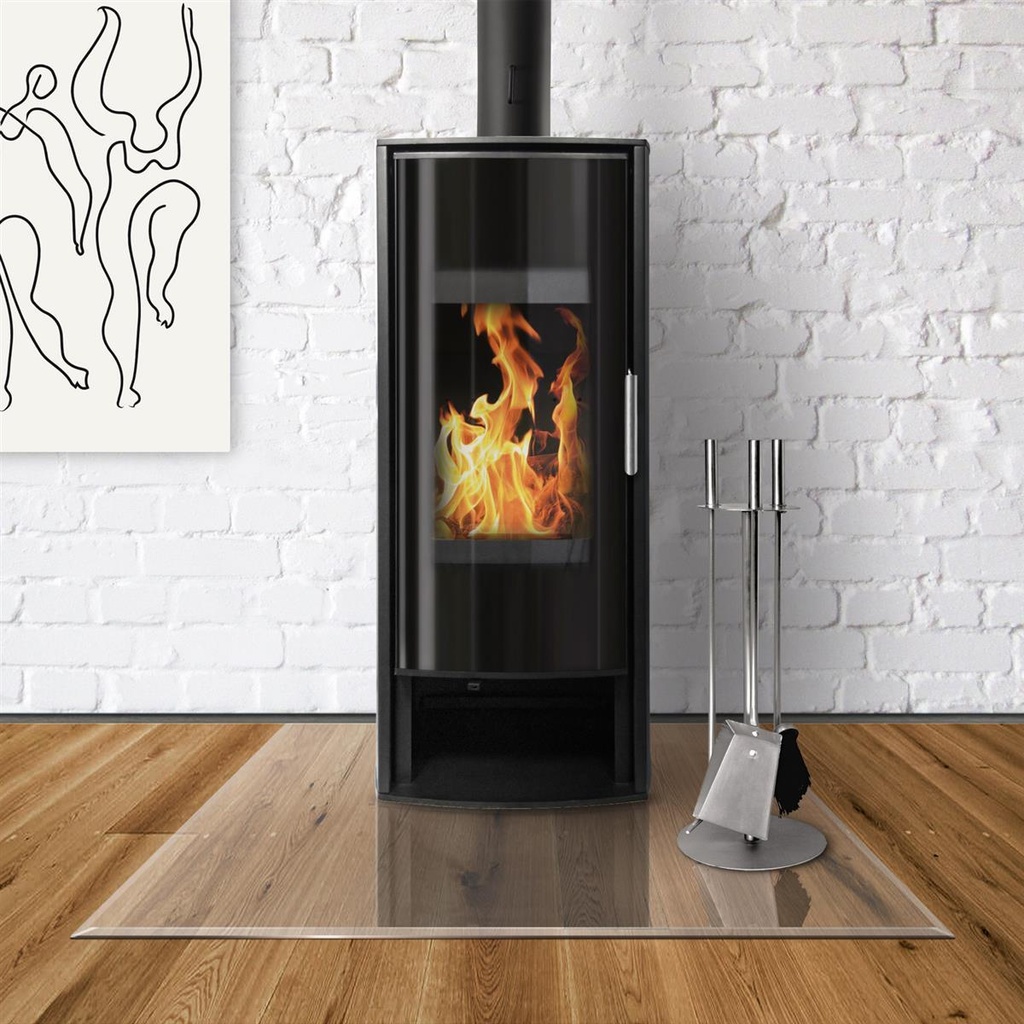 [B40005] Glasbodenplatte Quadrat inkl. Facette         1100 x 1100 mm