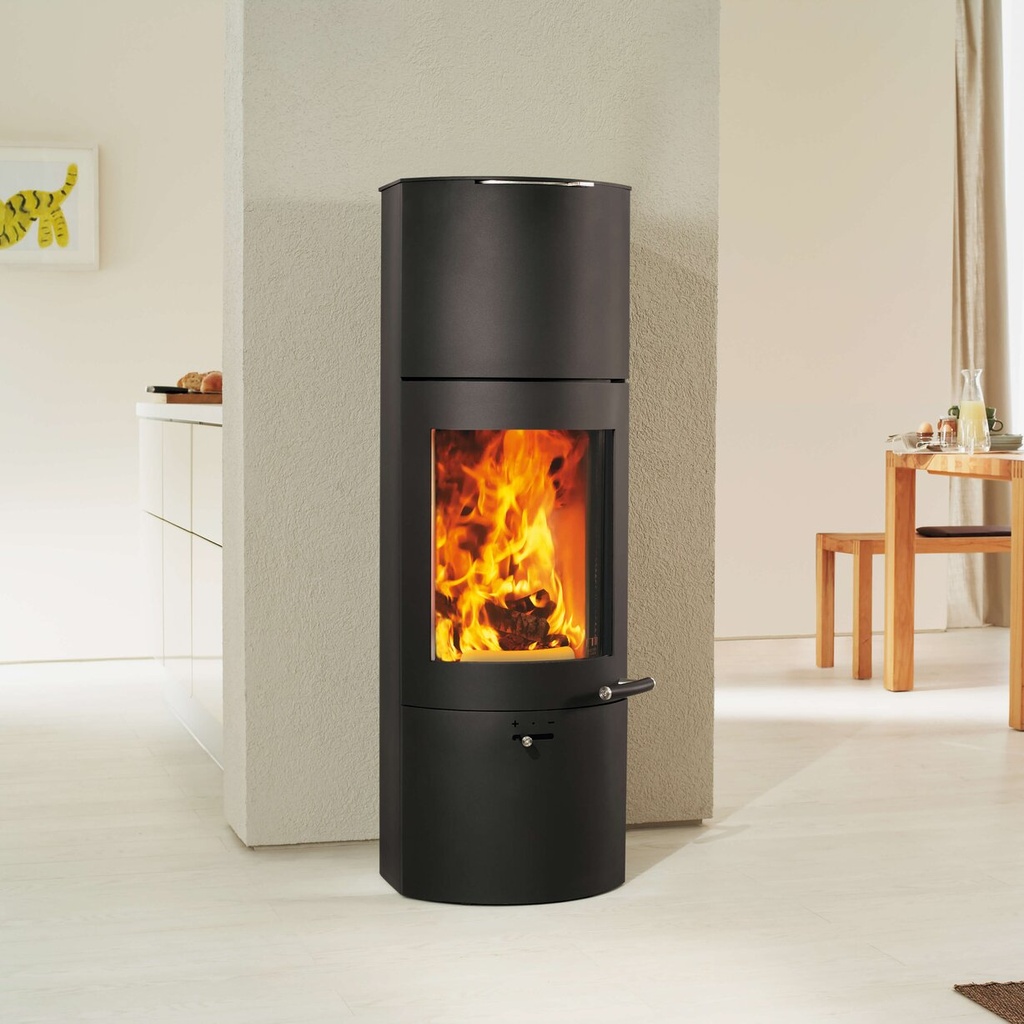 [58006] Tower Xtra 2.0 Kaminofen Stahl gussgrau, RR oben oder hinten ( Bitte angeben! )