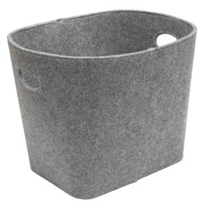 [SH100508] Filzkorb hellgrau groß