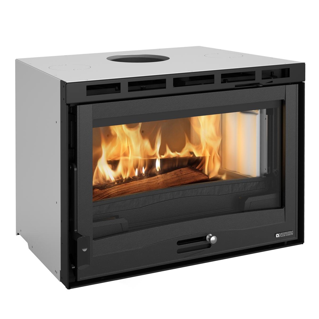 [6016714] La Nordica Inserto 70 H49 4.0 Ventilato Stahl Schwarz