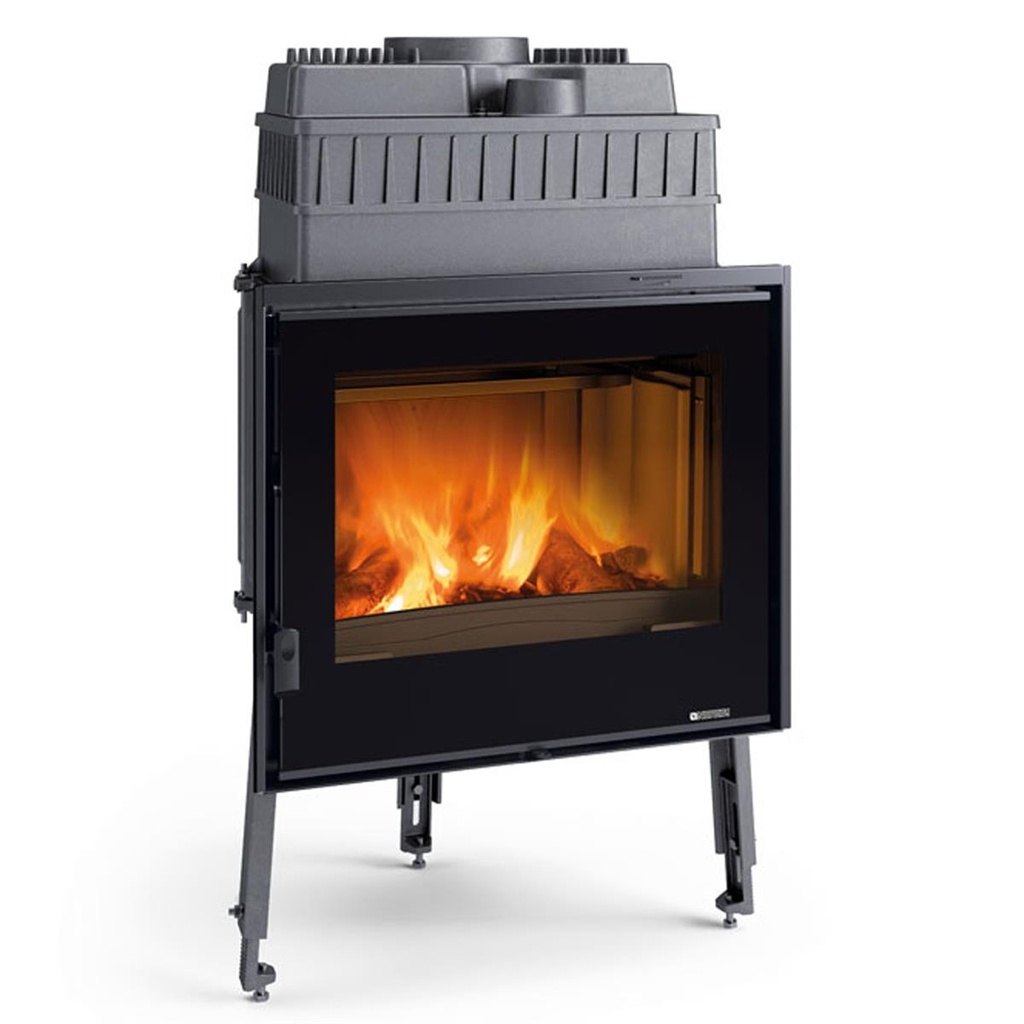 [L6017771] La Nordica Focolare 70 Piano Evo Crystal Stahl Schwarz