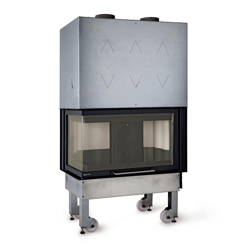 [L6018820] La Nordica Monoblocco 800 Angolo SX Stahl Schwarz