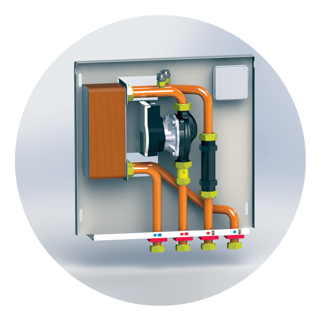 [MSI1P/34] Hydraulisches Wärmemanagement-Modul MSI1P34