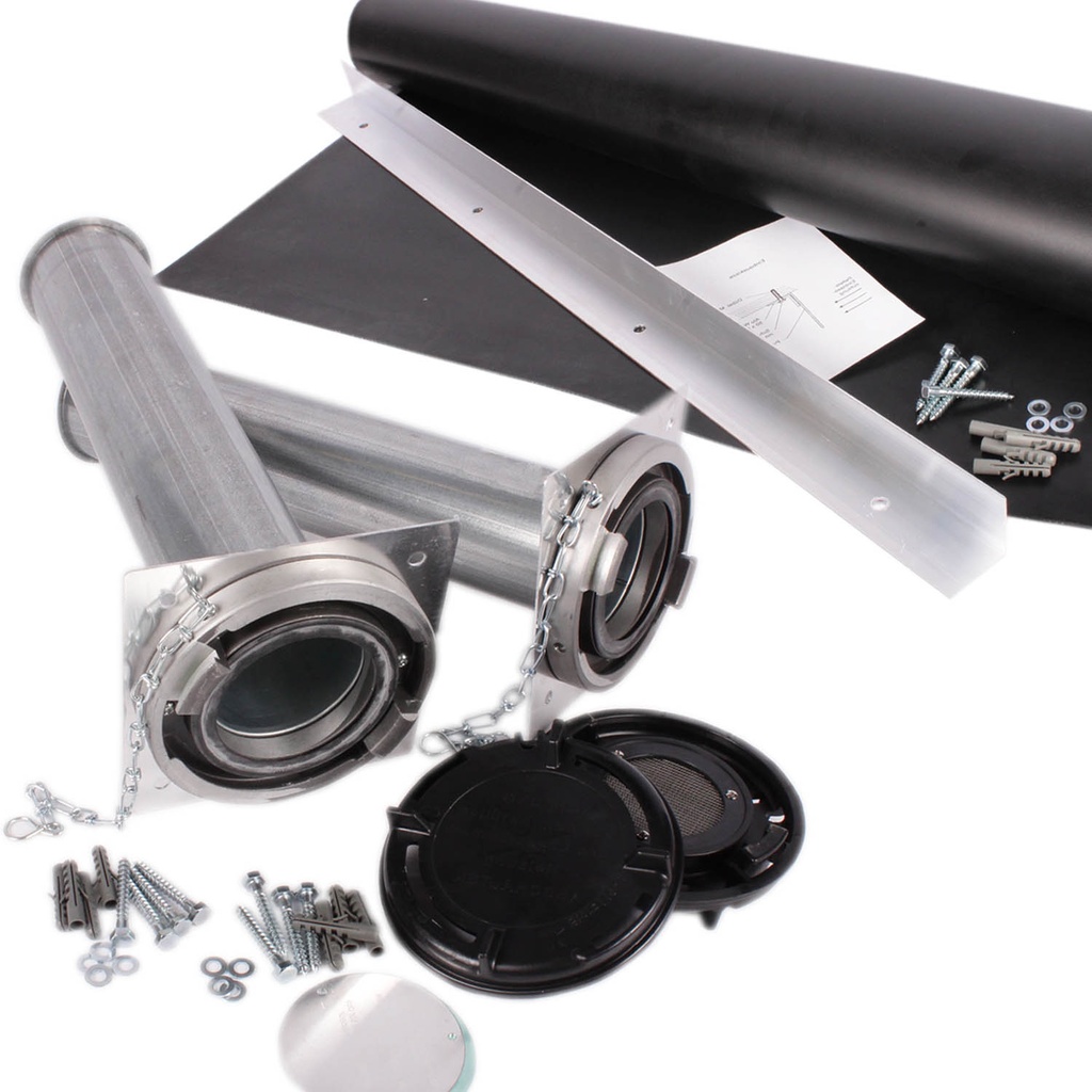 [PL-1092] Set Pellet-Lagerraum: Prallschutzmatte und Befüllset