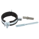 Wandrohrschellen-Set 57–61 mm für Pelletschlauch NW 50