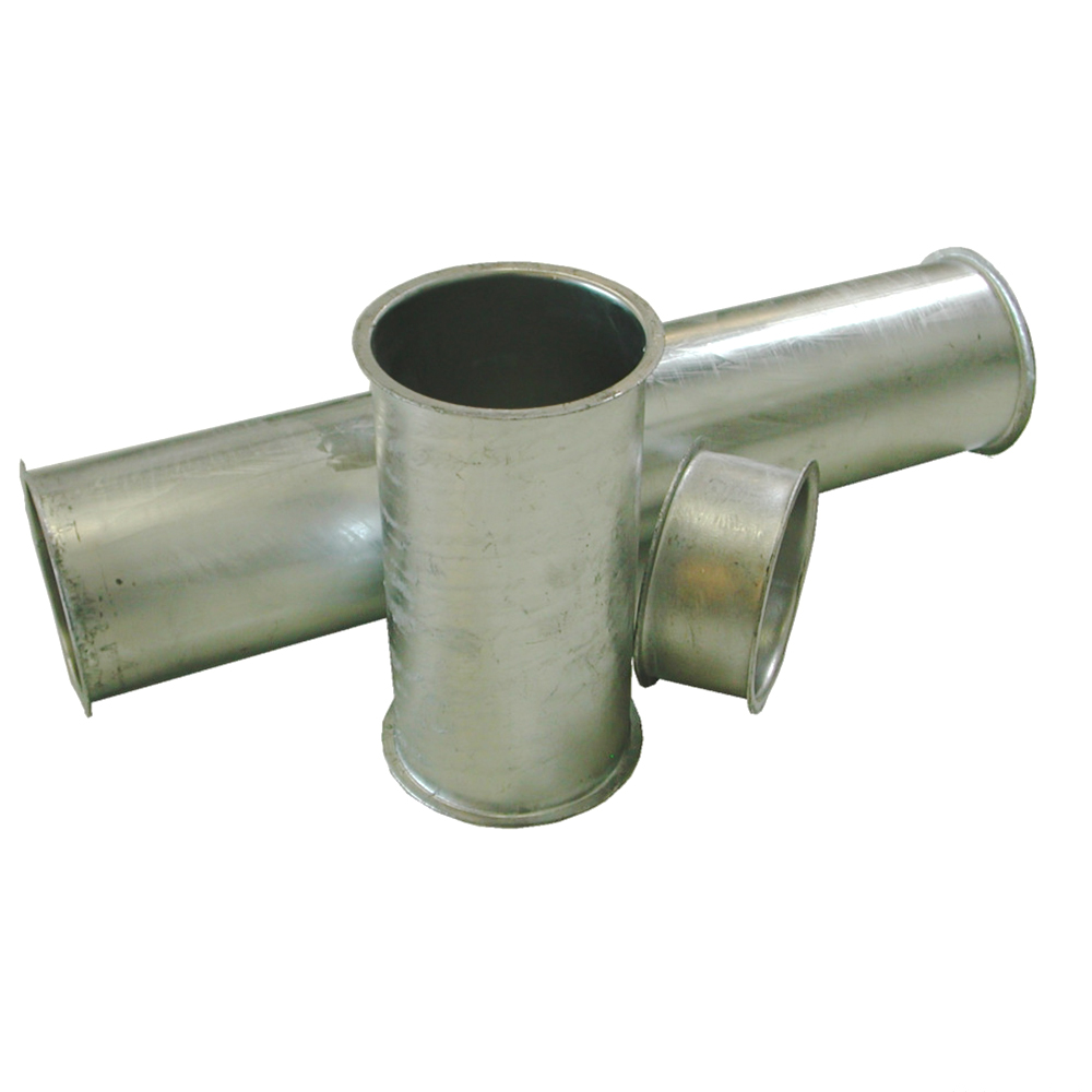 [PL-1190] Pellet-Füllrohr DN 100 mit Bördelrand (1.000 mm)