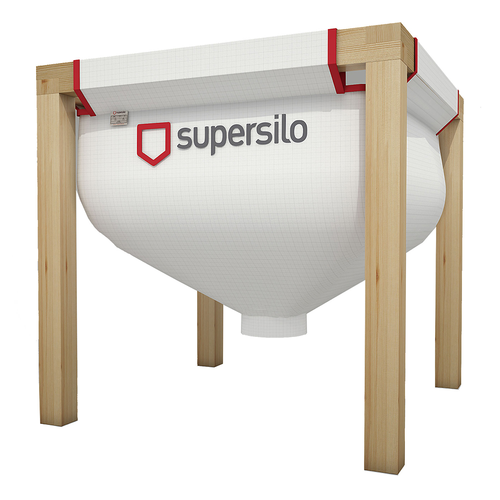 [PL-1391] supersilo Minisilo im Holzgestell (ohne Entnahme) (100 x 100 cm)