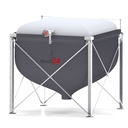 UV-beständiges Pelletsilo mit Stahlgestell