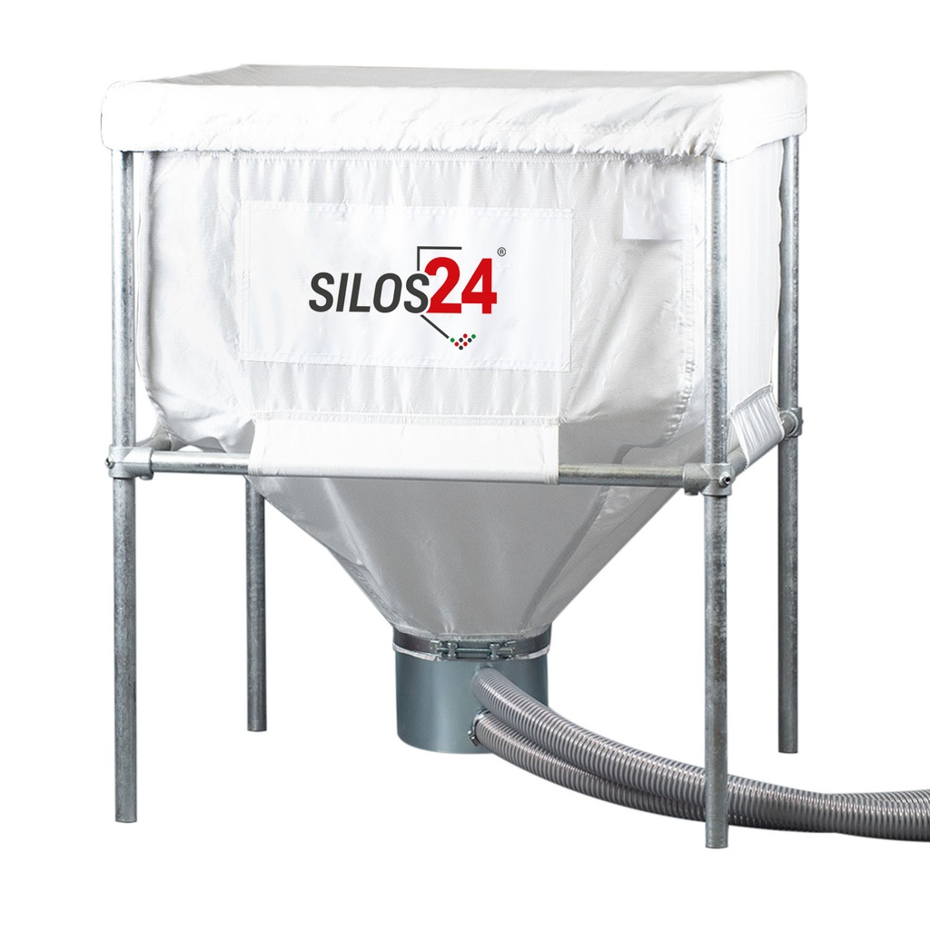 [PL-2087] Mini-Silo-Set 600 l: Absaugtopf, Auflagegitter und Deckel