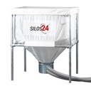 Mini-Silo-Set 600 l: Absaugtopf, Auflagegitter und Deckel