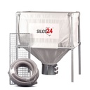 Mini-Silo-Komplettset 600 l mit 20 m Förderschlauch