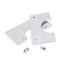 Wandflanschplatte 2-teilig DN 100