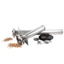 Pellet-Befüllset 1000/500 mit Wandflanschplatte und Bördelrand