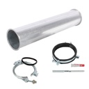 Füllrohr-Verlängerung 500 mm – Set mit Spannring und Schelle