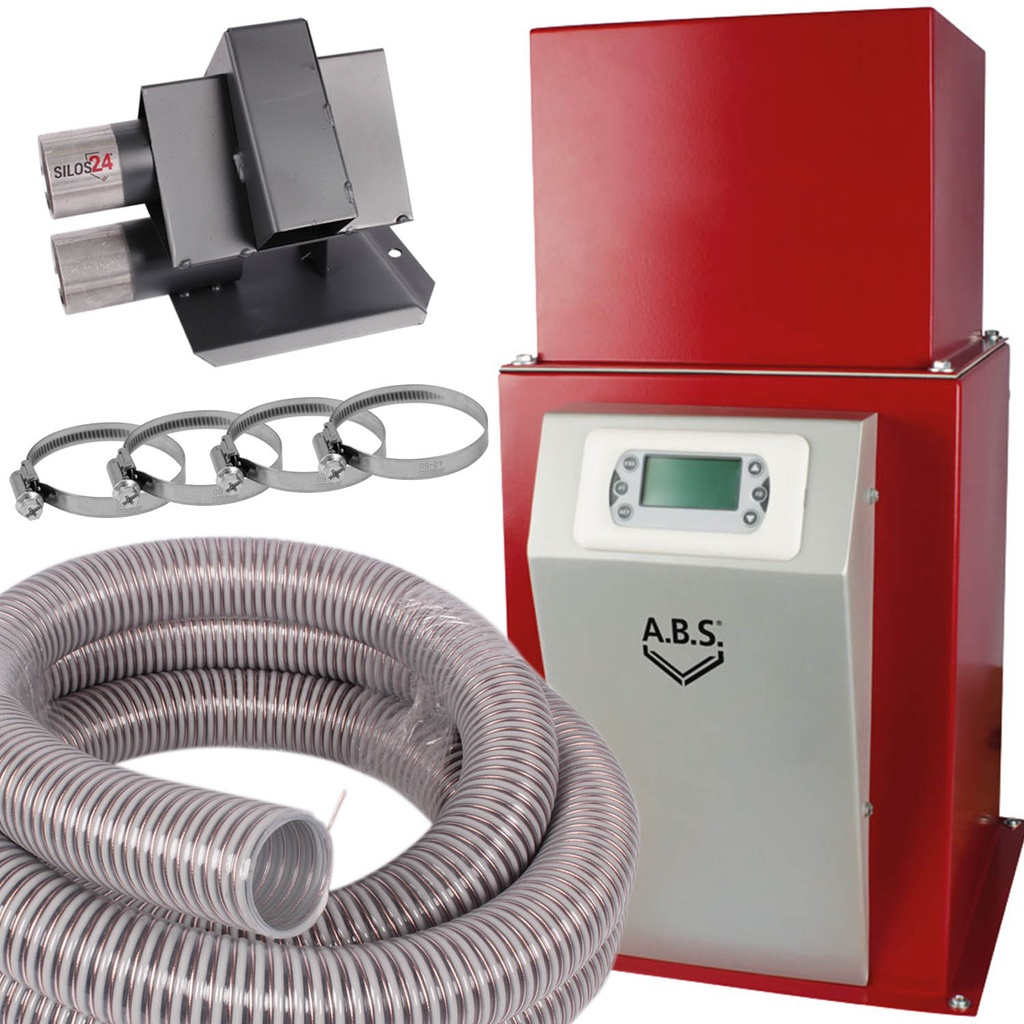 [PL-5495] Set: Pelletsauger VACUPELLET mit Saugsonden und Schlauch (kurze Stutzen / 1 Stück / 10 m)