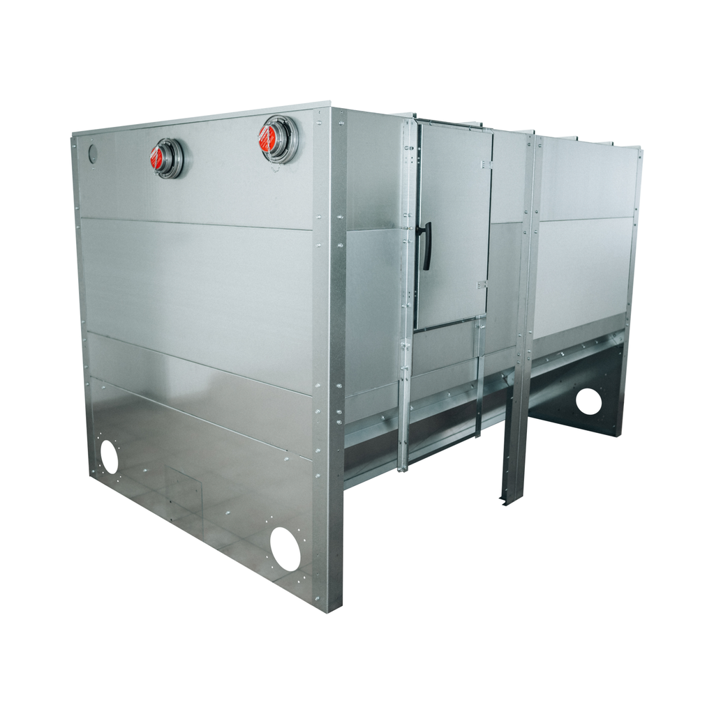 [PL-7503] Petri Pe-La-Modulsystem – Pelletlager aus Stahlblech (1,50 m / 1,50 m / 1,80 m / Flacher Boden für Saugsonden)