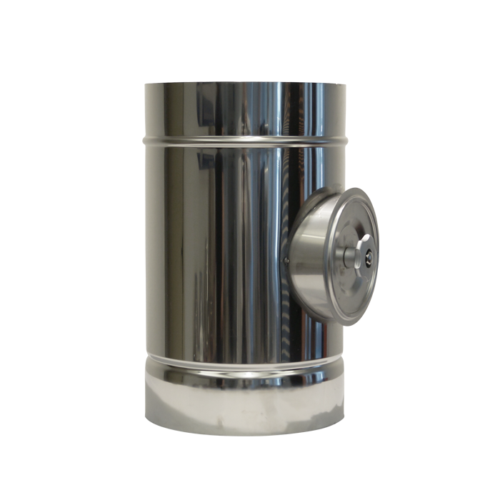 DW-Premium Rohrelement mit Deckel für Festbrennstoffe / N1