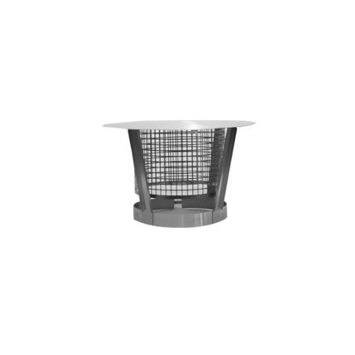 Weitere DW-Systeme Regenhaube mit Funkenschutzgitter DWDG