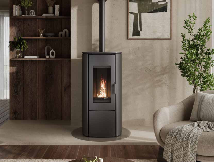 Nordic Fire Ilvar 9 Pelletofen Schwarz