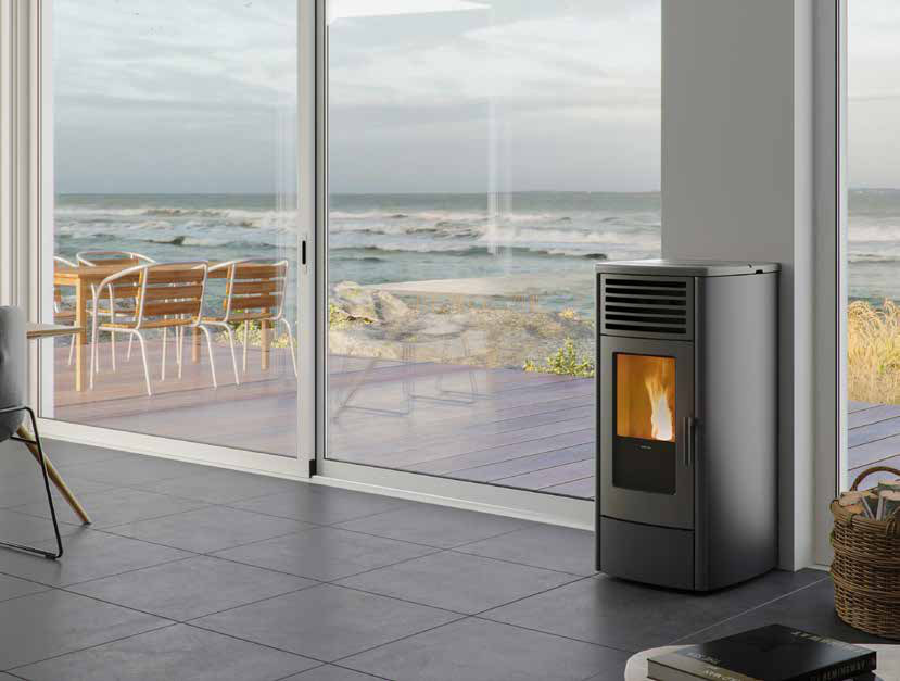 Nordic Fire Viktor 8 Pelletofen Schwarz