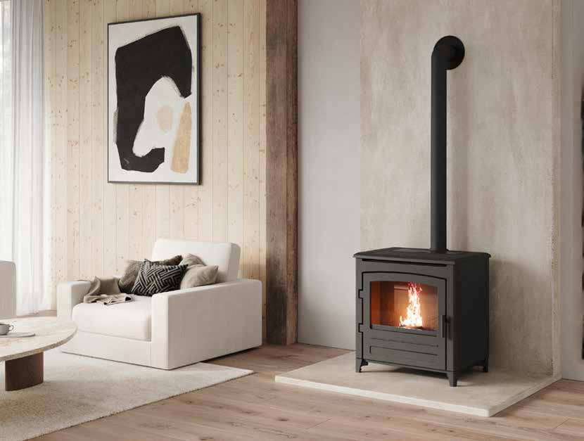 Nordic Fire Rocco 7 Pelletofen Schwarz