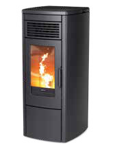 Nordic Fire Viktor 12 Airplus Pelletofen Schwarz